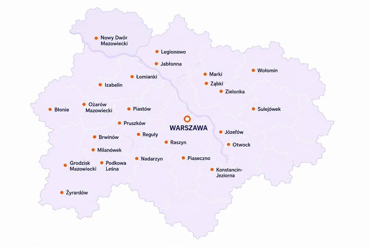 Opróżnianie mieszkań i wywóz mebli województwo mazowieckie